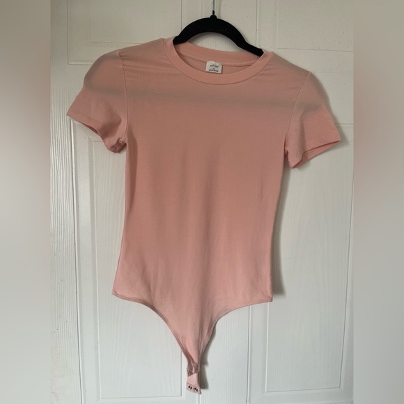 Wilfred Pink Short-Sleeve Bodysuit - Picture 1 of 12